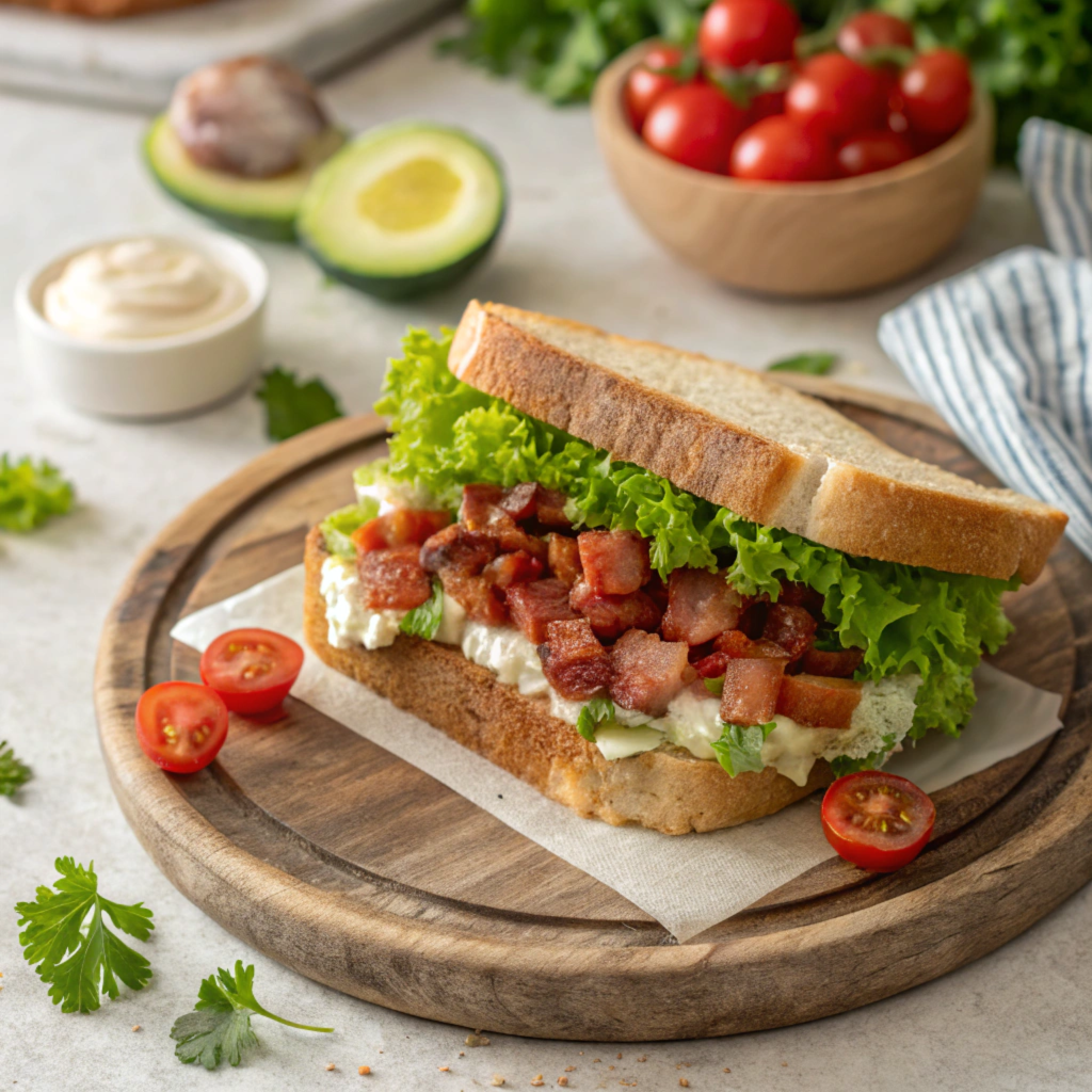 chopped blt sandwich