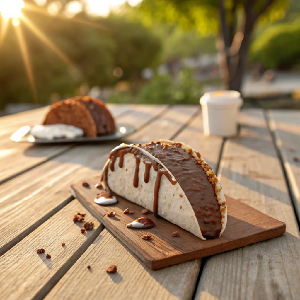 Choco Taco Ice Cream Treat on a Summer Day