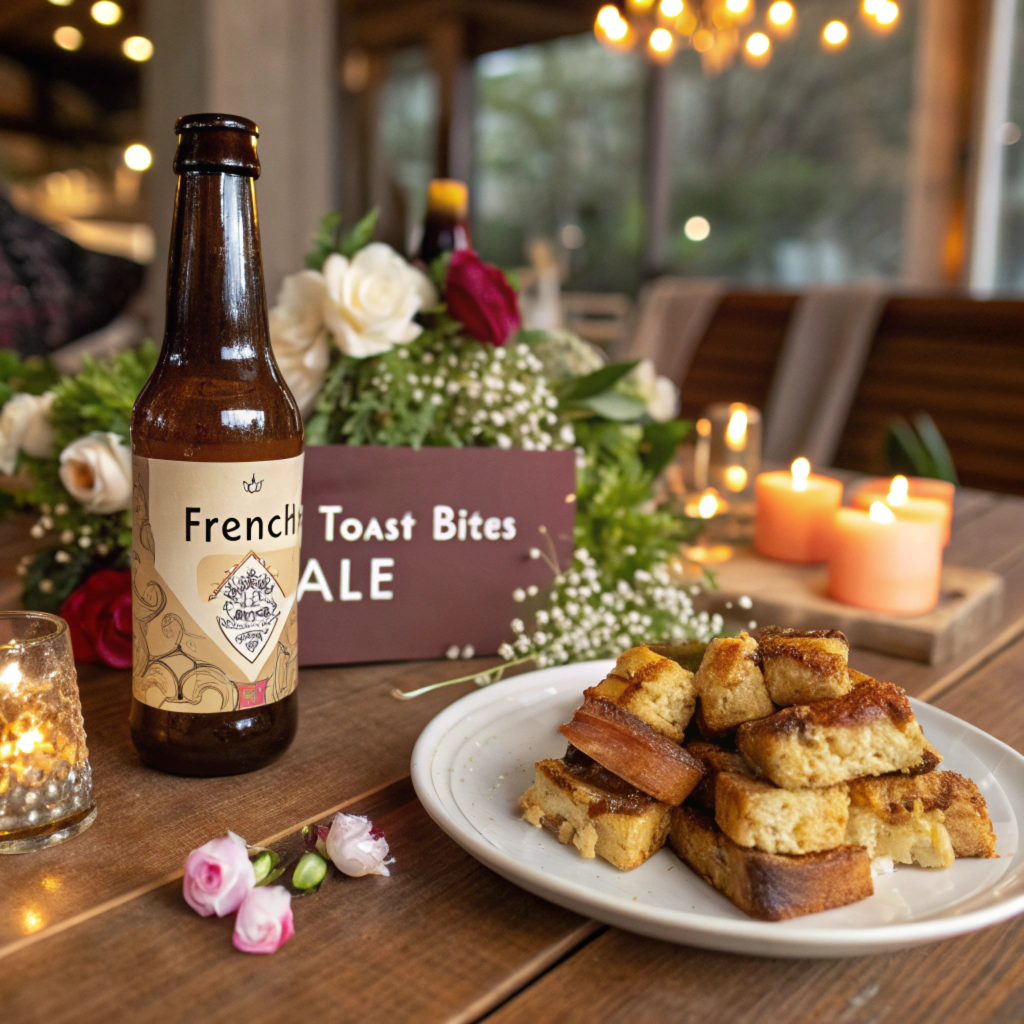 French Toast Bites food stand at a market