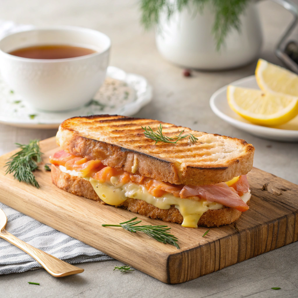 salmon grilled cheese