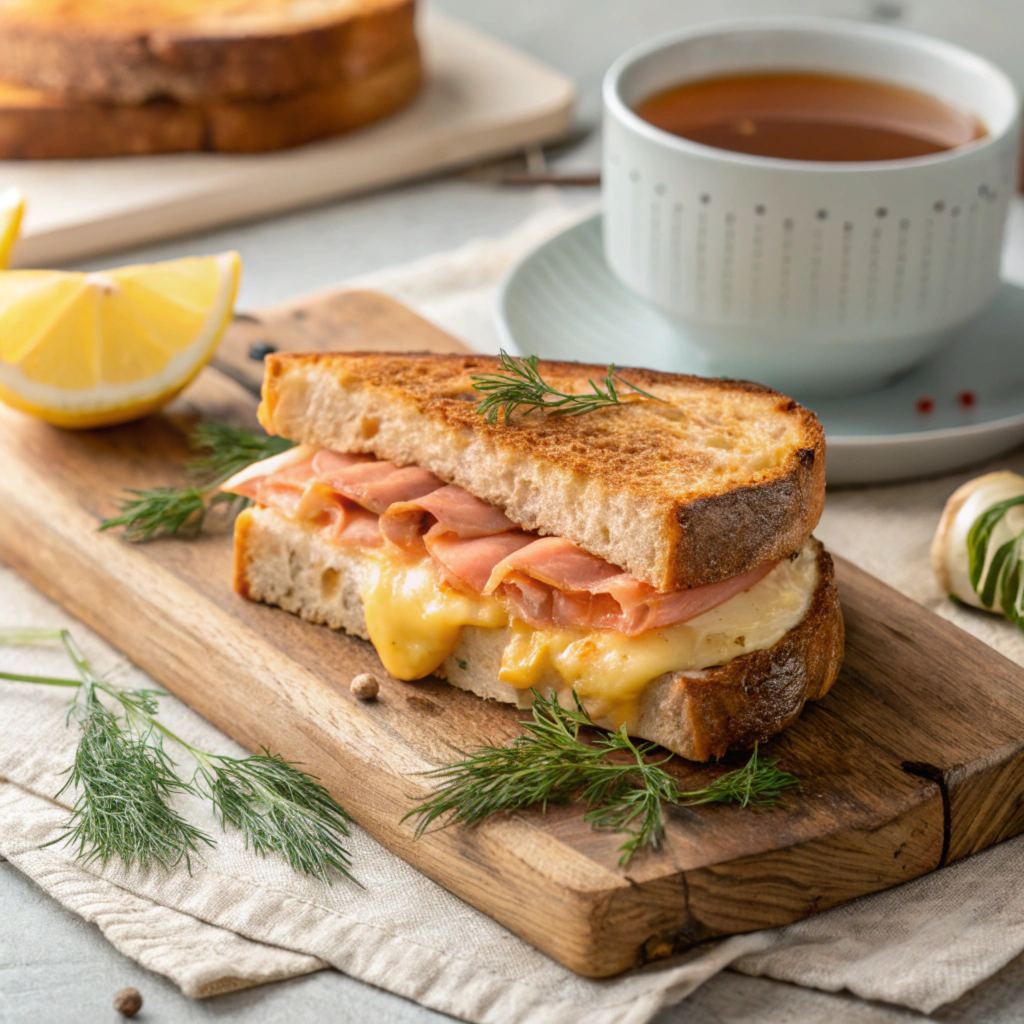 salmon grilled cheese