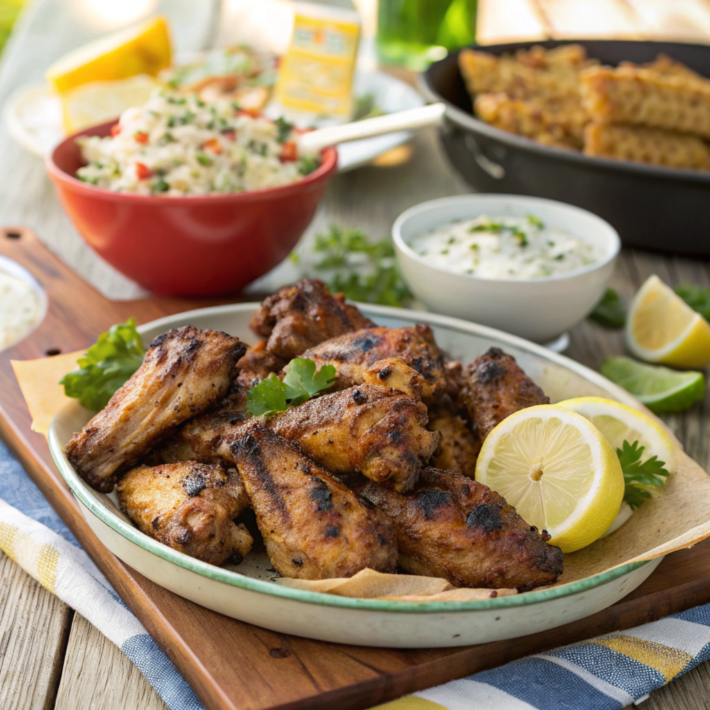 buttermilk ranch grilled chicken wings