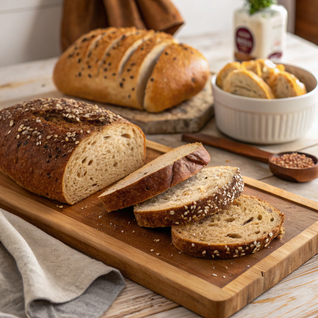 Various types of bread suitable for avocado toast