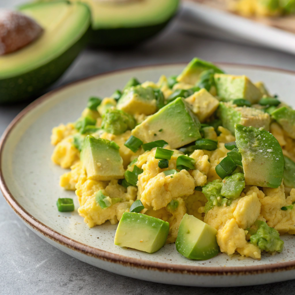 avocado scrambled eggs 