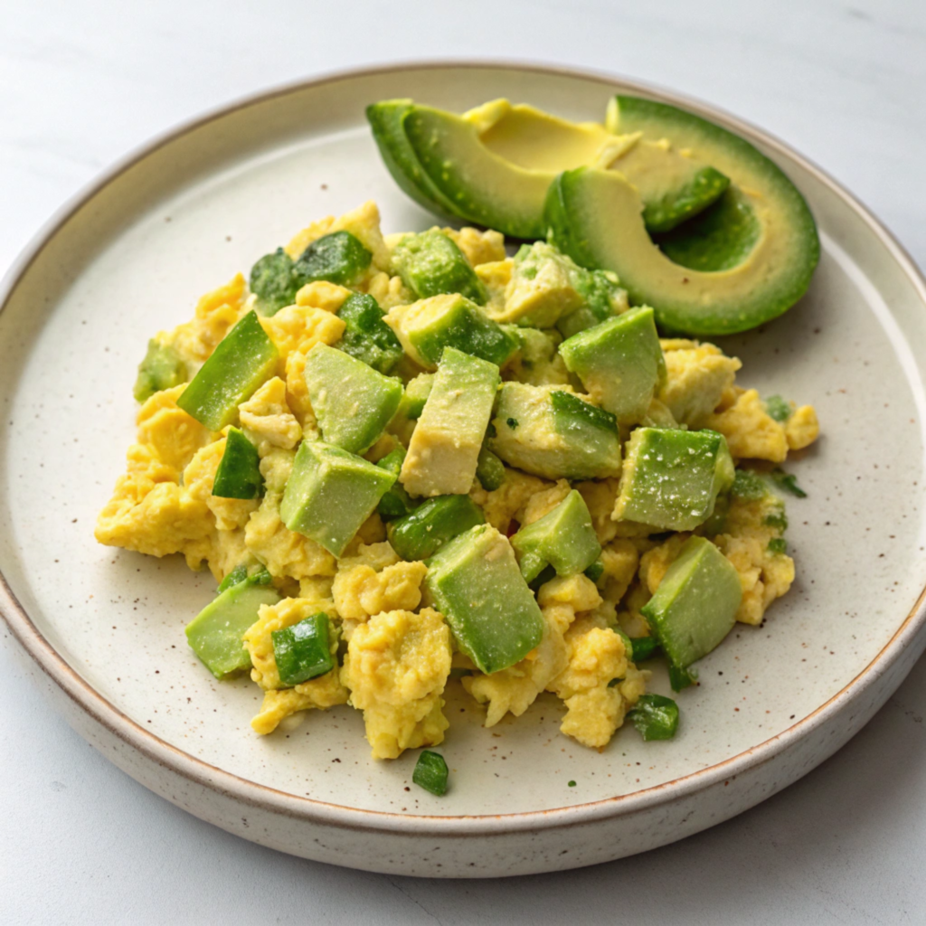 avocado scrambled eggs