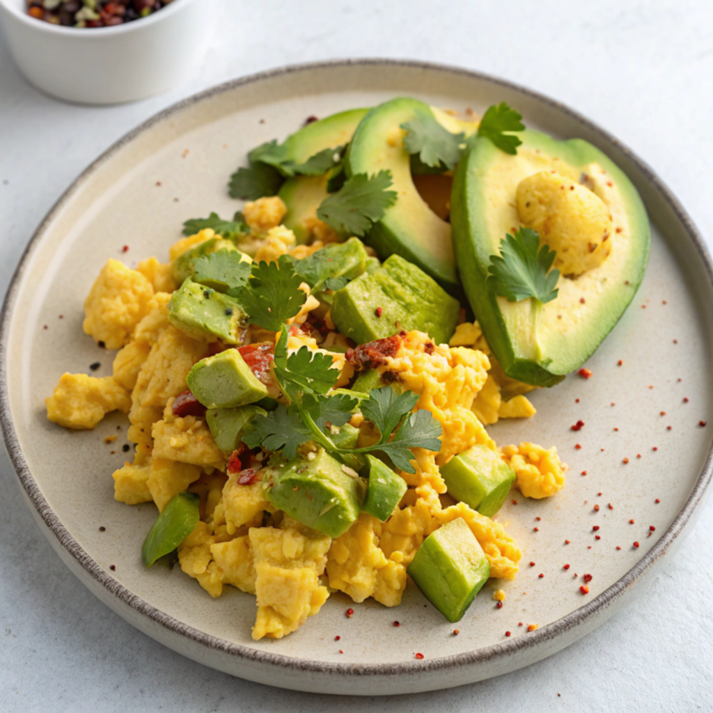 avocado scrambled eggs 