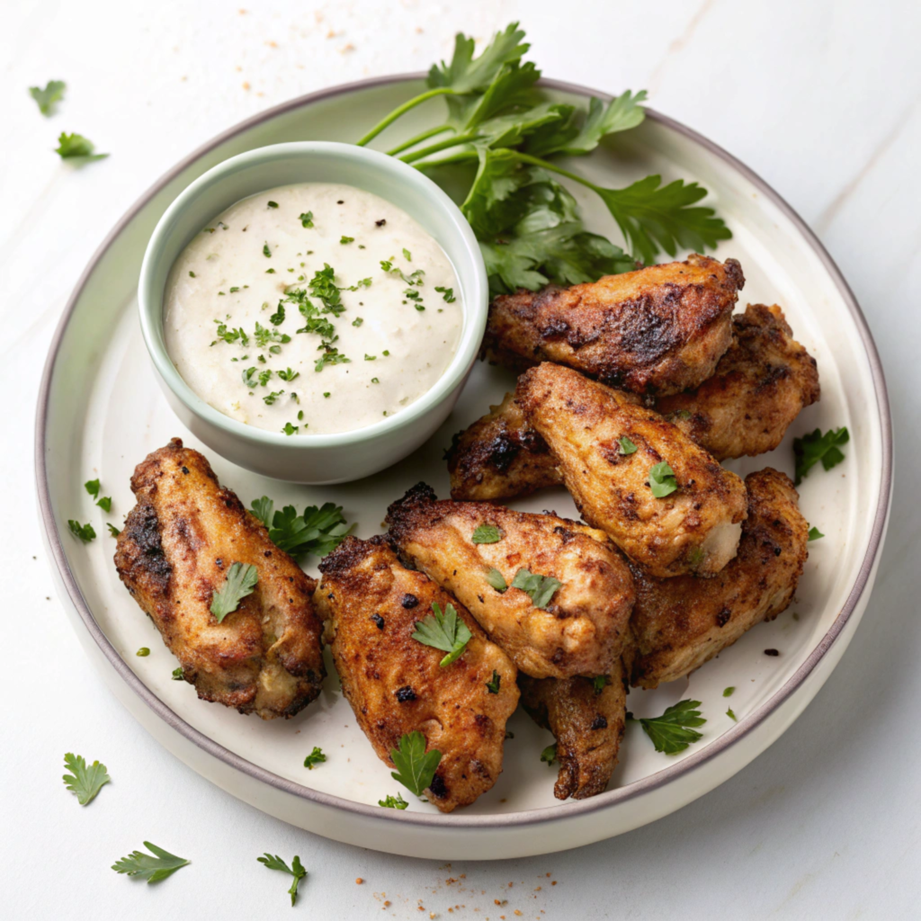 buttermilk ranch grilled chicken wings