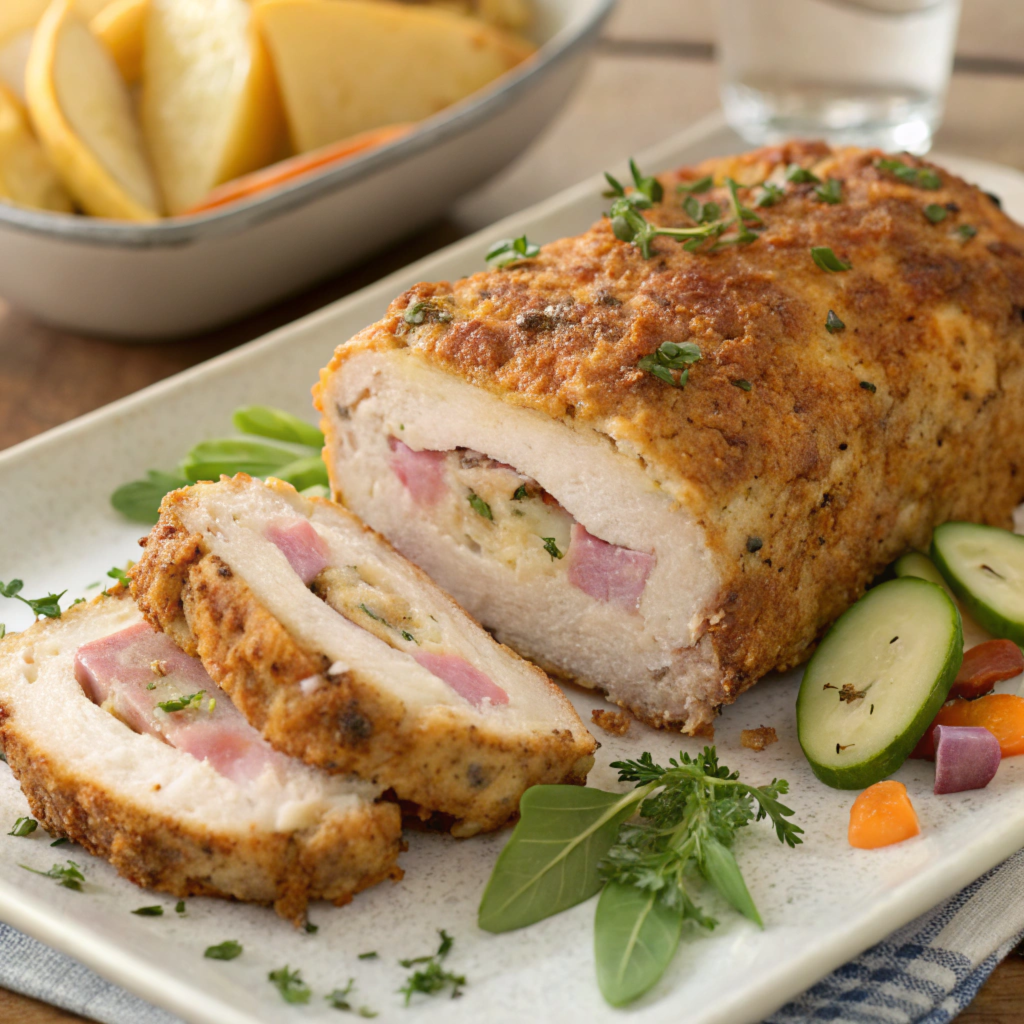 chicken cordon bleu meatloaf