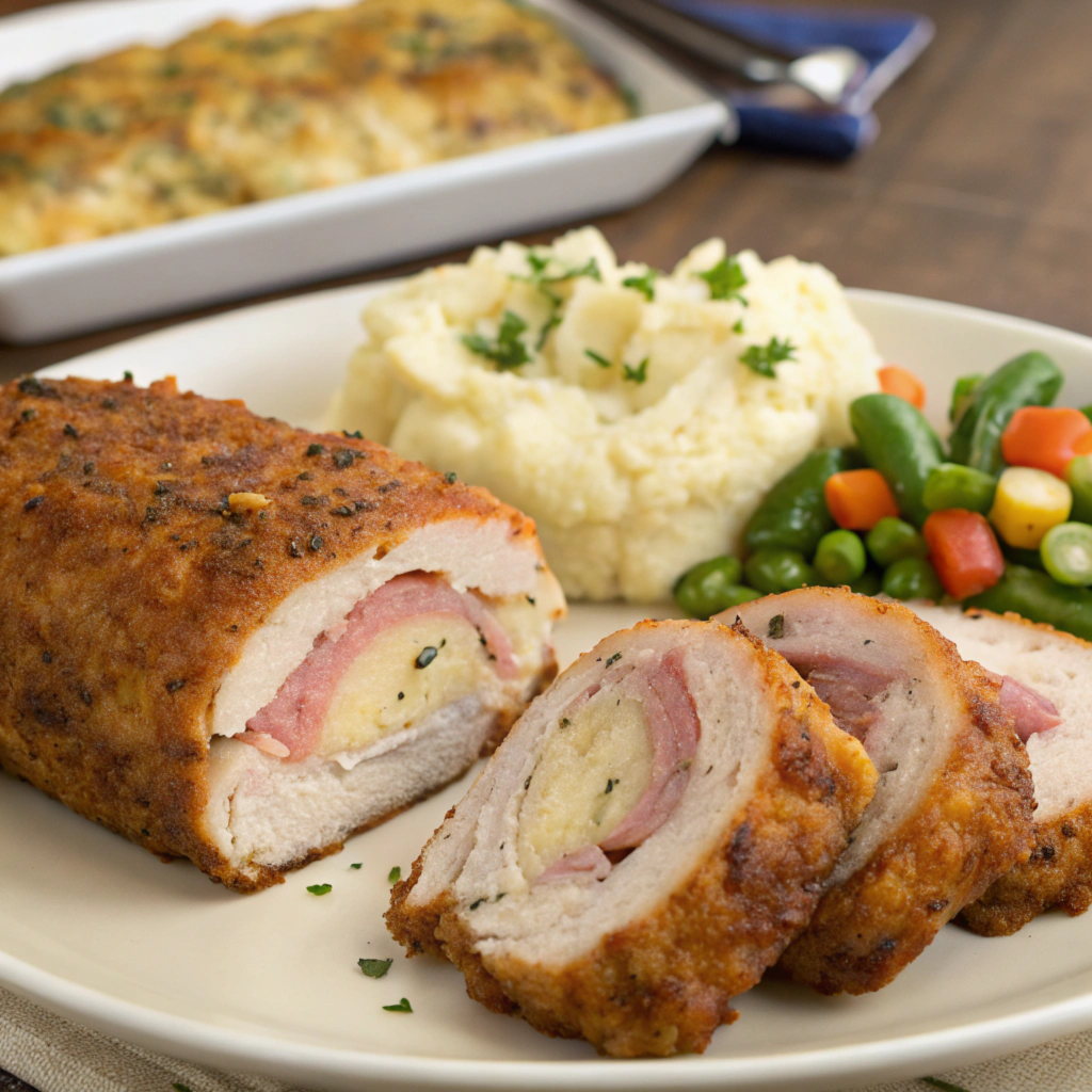 chicken cordon bleu meatloaf