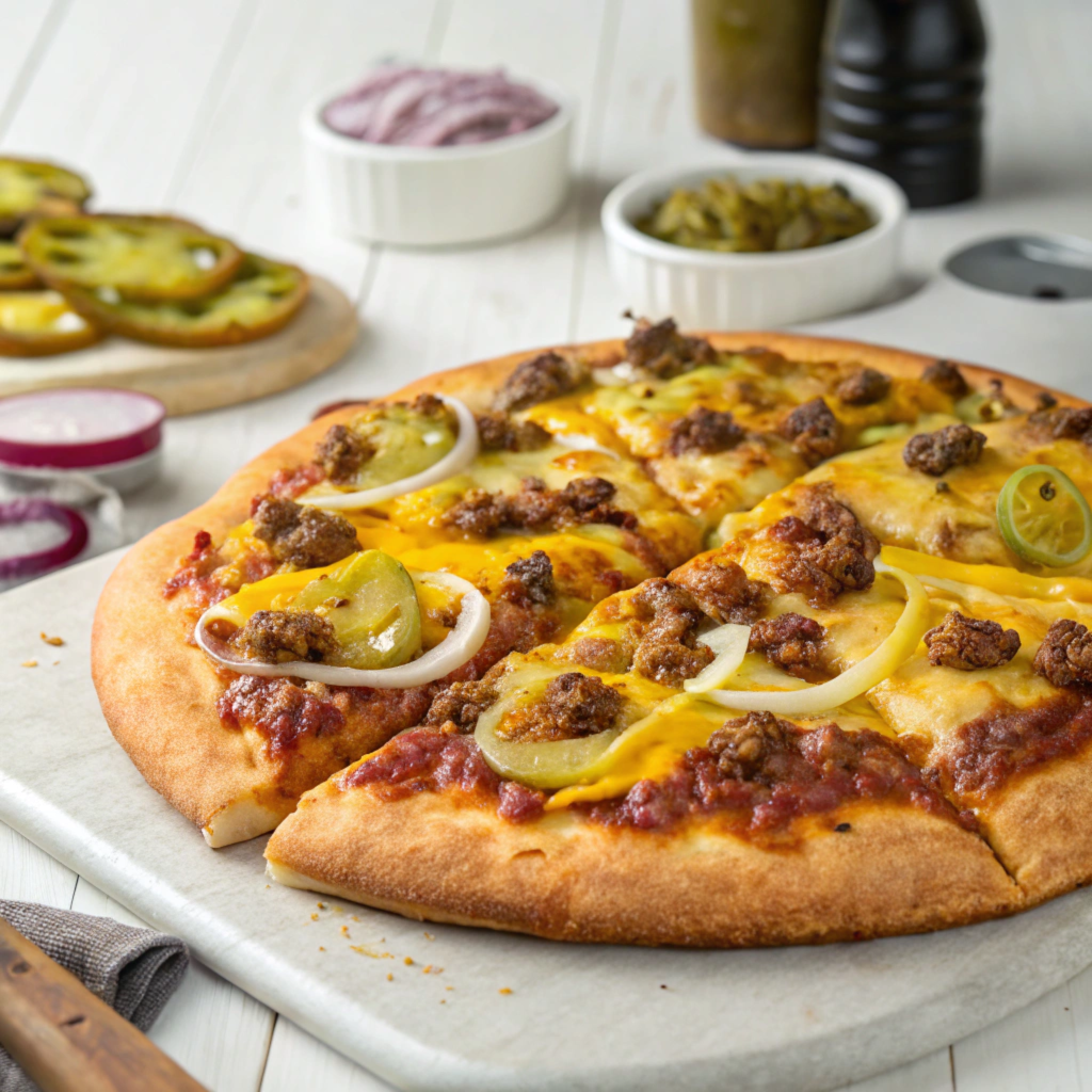 Hungry Howie's Cheeseburger Pizza