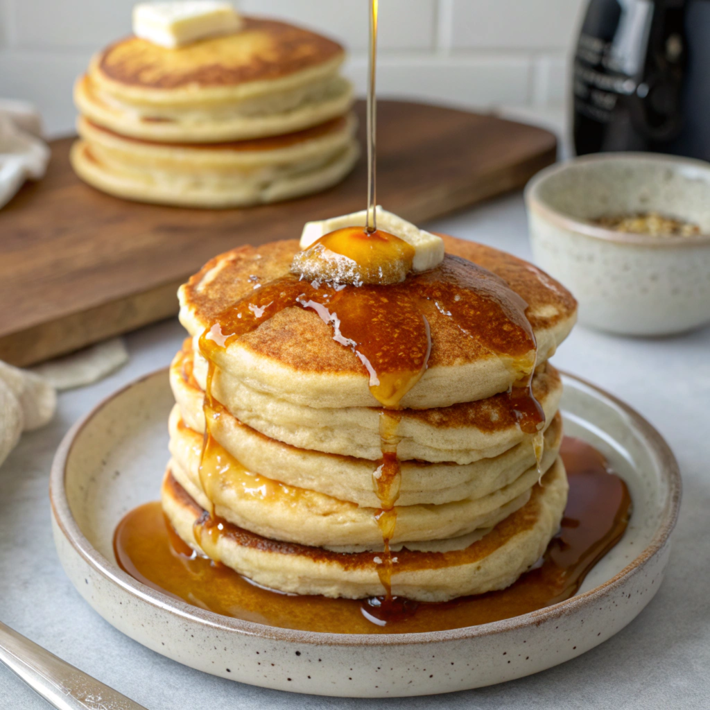 calories in pancakes with syrup